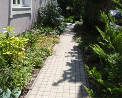 Garten in Bratislava